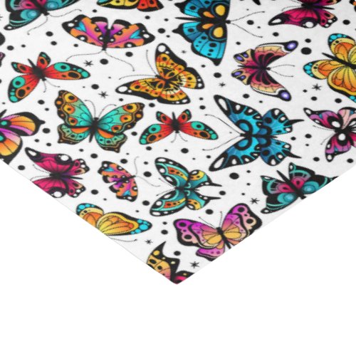 Colorful Butterflies Tissue Paper