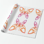 Colorful Butterflies Wrapping Paper