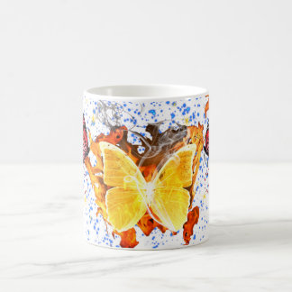Colorful Butterfly Art with Vibrant Wing nature Coffee Mug