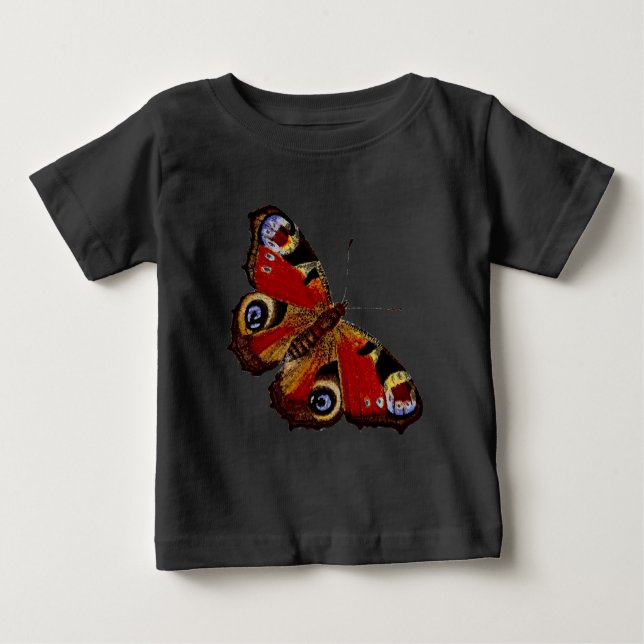 Colorful Butterfly Baby T-Shirt (Front)