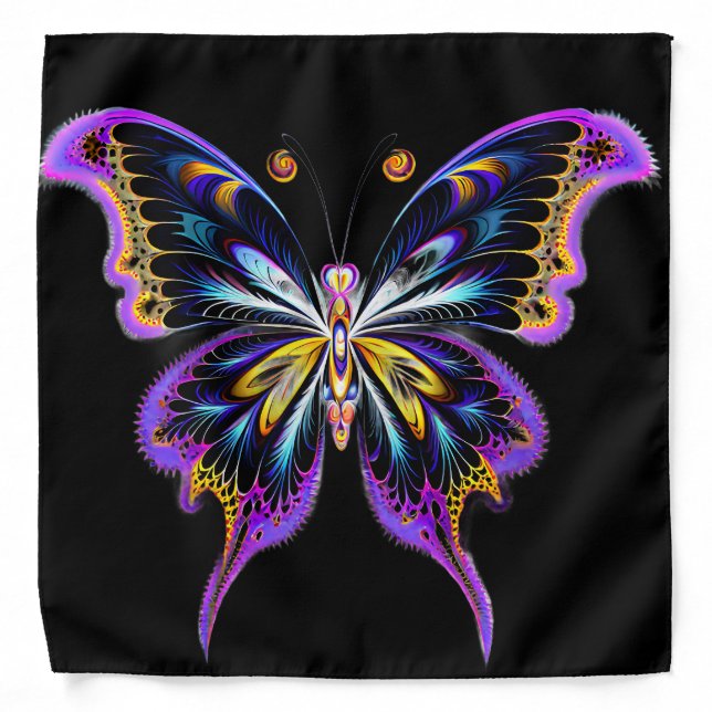 Colorful Butterfly Bandana (Front)