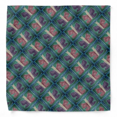 Colorful Butterfly  Basic  Twist  Bandana