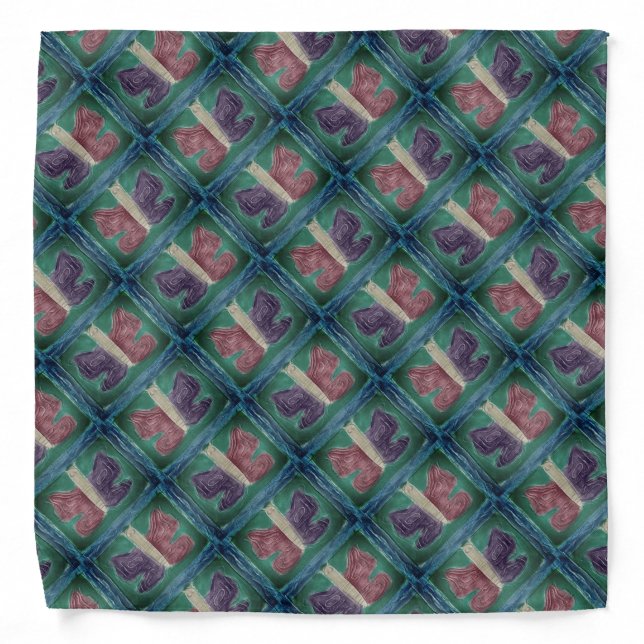 Colorful Butterfly | Basic | Twist | Bandana (Front)