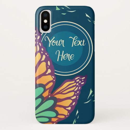 Colorful Butterfly  iPhone X Case