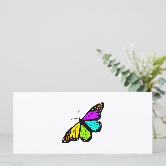 Colorful butterfly clipart (Standing Front)
