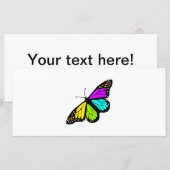 Colorful butterfly clipart (Front/Back)