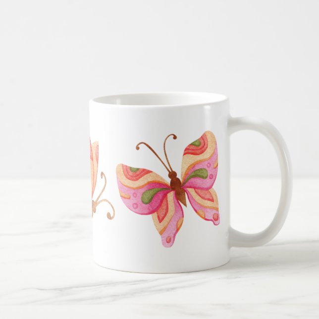 Colorful Butterfly Coffee Mug (Right)