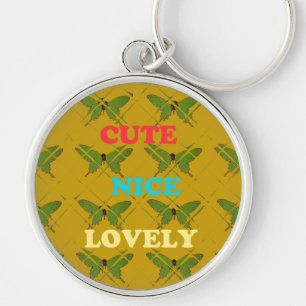 Colorful Butterfly Décor: Cute, Nice, and Lovely. Keychain