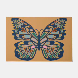 Colorful Butterfly Doormat, Beautiful Butterfly  Doormat