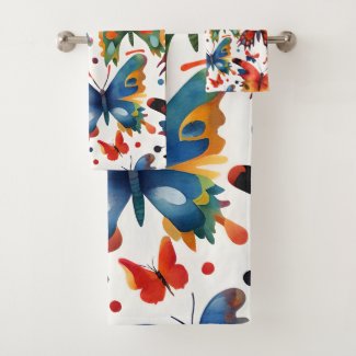 Colorful Butterfly drawing 