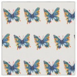 Colorful Butterfly drawing  Fabric