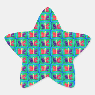  Colorful Butterfly   Filters   Basic   Star Sticker