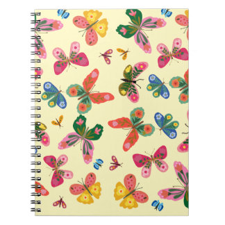 Colorful Butterfly Garden Diary Notebook