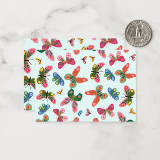 Colorful Butterfly Garden Greeting Card