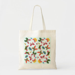 Colorful Butterfly Garden Tote Bag