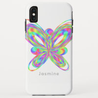 Colorful butterfly geometric figure iPhone XS max case