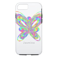 Colorful butterfly geometric figure iPhone 8/7 case