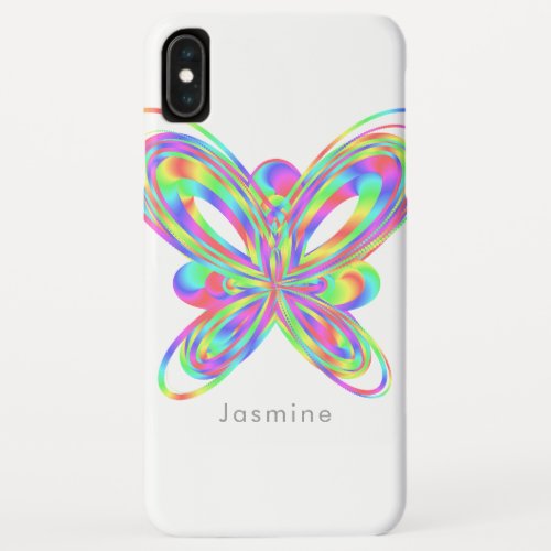 Colorful butterfly geometric figure iPhone XS max case