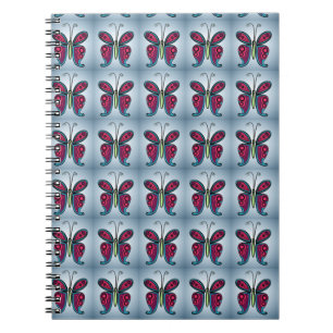 Colorful Butterfly Illustration Notebook