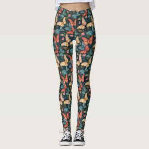 Colorful Butterfly-Inspired Leggings 