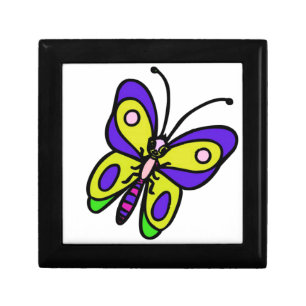 Colorful Butterfly Jewelry Box