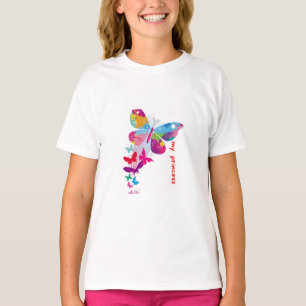 Colorful butterfly kids t-shirts