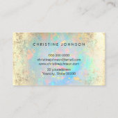 colorful butterfly logo business card (Back)