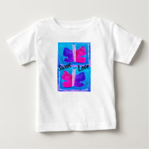 Colorful Butterfly   Miami Filter   Basic   Baby T-Shirt