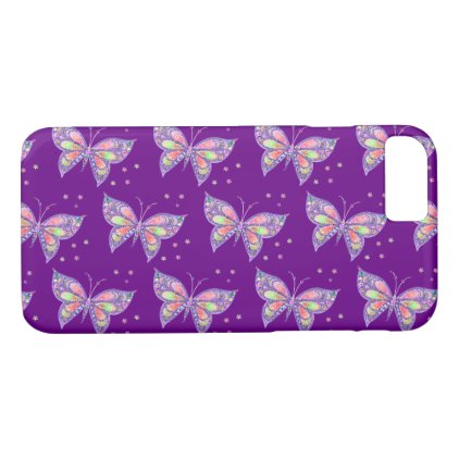 Colorful Butterfly Mosaic iPhone 8/7 Case