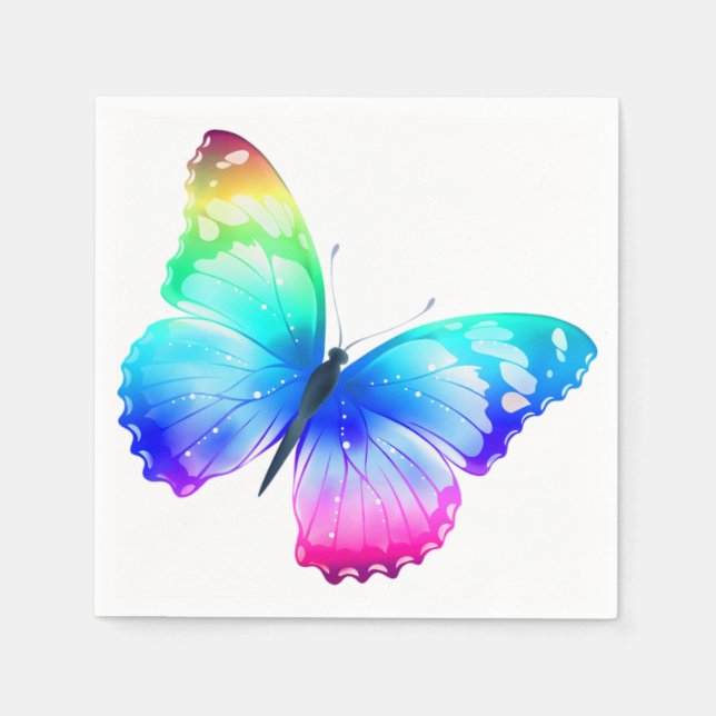 Colorful Butterfly Napkins (Front)