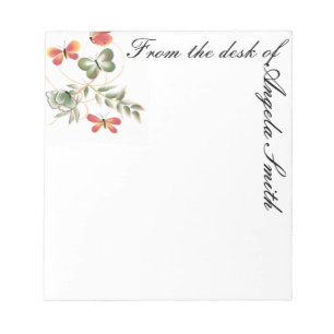 Colorful Butterfly Note Pad