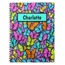 Colorful Butterfly Pattern Personalized