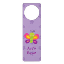 Colorful Butterfly Personalized Door Hanger Colorful Butterfly Personalized Door Hanger