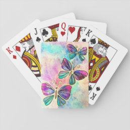 Colorful Butterfly Playing Cards Gift