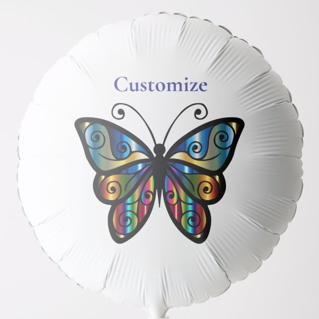 Colorful Butterfly Thunder_Cove Balloon (Front)