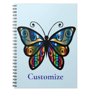 Colorful Butterfly Thunder_Cove Notebook