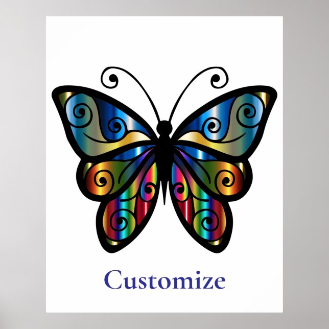 Colorful Butterfly Thunder_Cove Poster (Front)