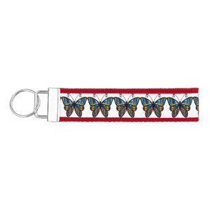 Colorful Butterfly Thunder_Cove Wrist Keychain