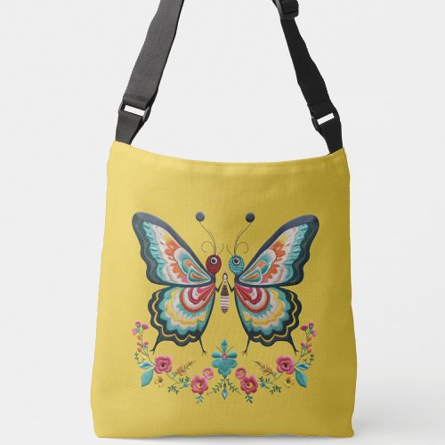 Colorful Butterfly Tote