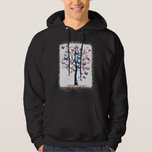 Colorful Butterfly Tree Beautiful Hoodie