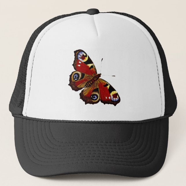 Colorful Butterfly Trucker Hat (Front)