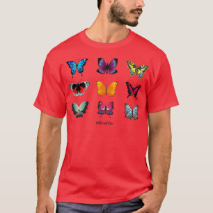 Colorful Butterfly Wild and Free T-Shirt