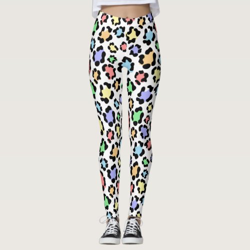 Colorful Buttery Smooth Bold and Beautiful Leopard Leggings
