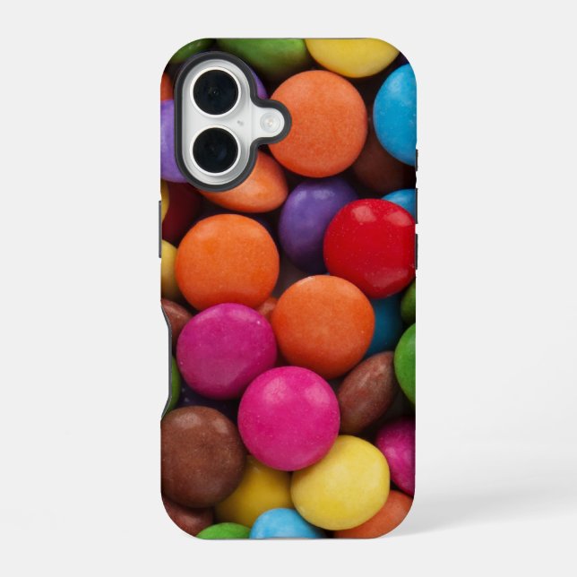 colorful Button Candy case cover (Back)