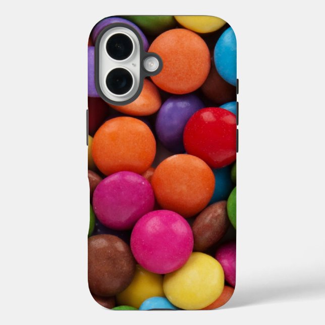 colorful Button Candy case cover (Back)