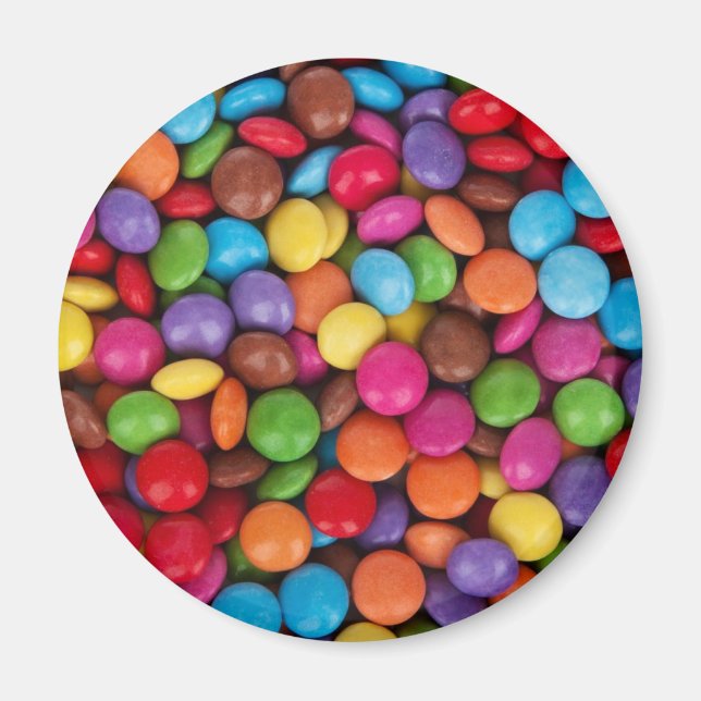 Colorful Button Candy Cute Magnet (Front)
