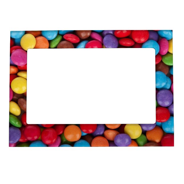 Colorful Button Candy Magnetic Frame (Front)