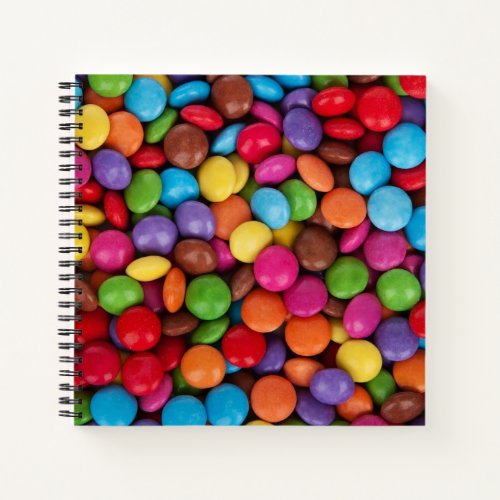 Colorful Button Candy Notebook