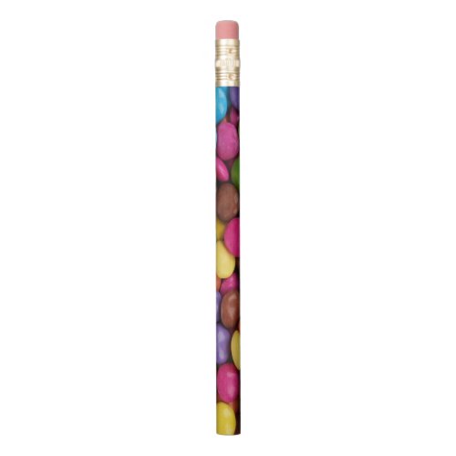 Colorful Button Candy Quirky Pencil