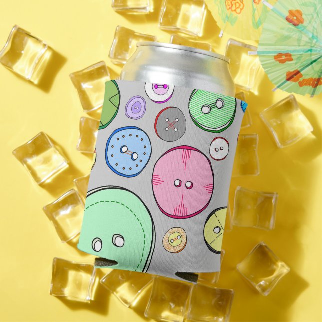Colorful Buttons Cooler (In Situ Summer)
